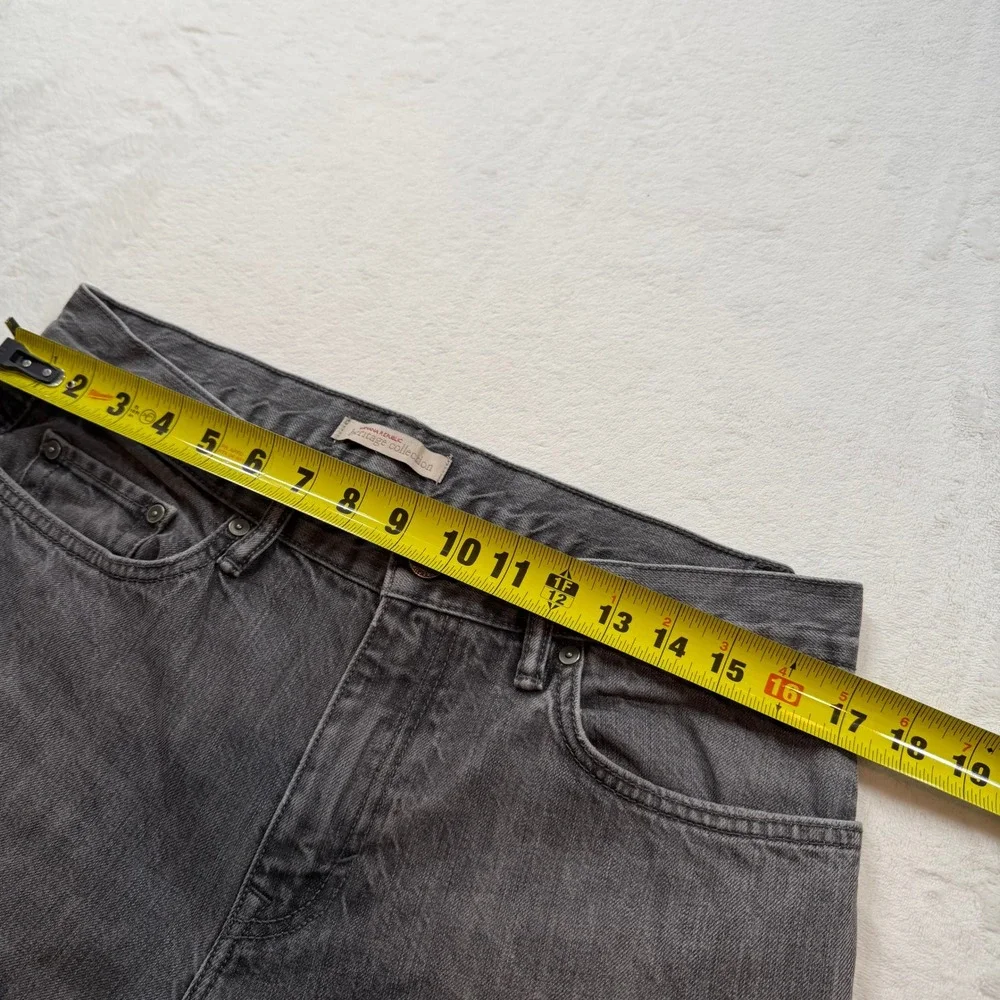 Banana Republic Heritage Jean Men 32 Grey Good Tapered Rinse S/373373-00 Fall 18